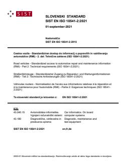 EN ISO 18541-2:2021 - Page 1 preview