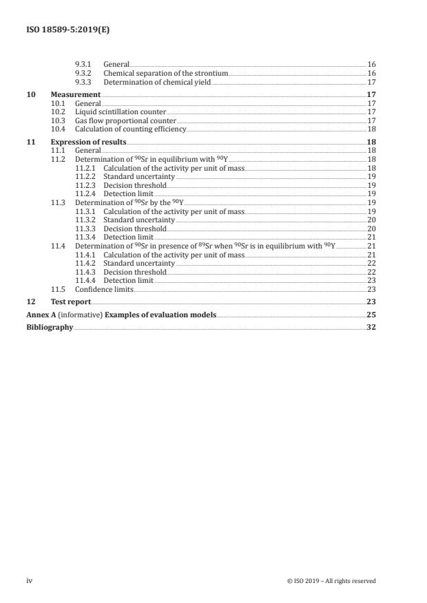 ISO 18589-5:2019 ISO 18589-5:2019 - Measurement of radioactivity in the environment -- Soil - Page 4 preview