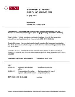 EN ISO 15118-20:2022 - BARVE - Page 1 preview
