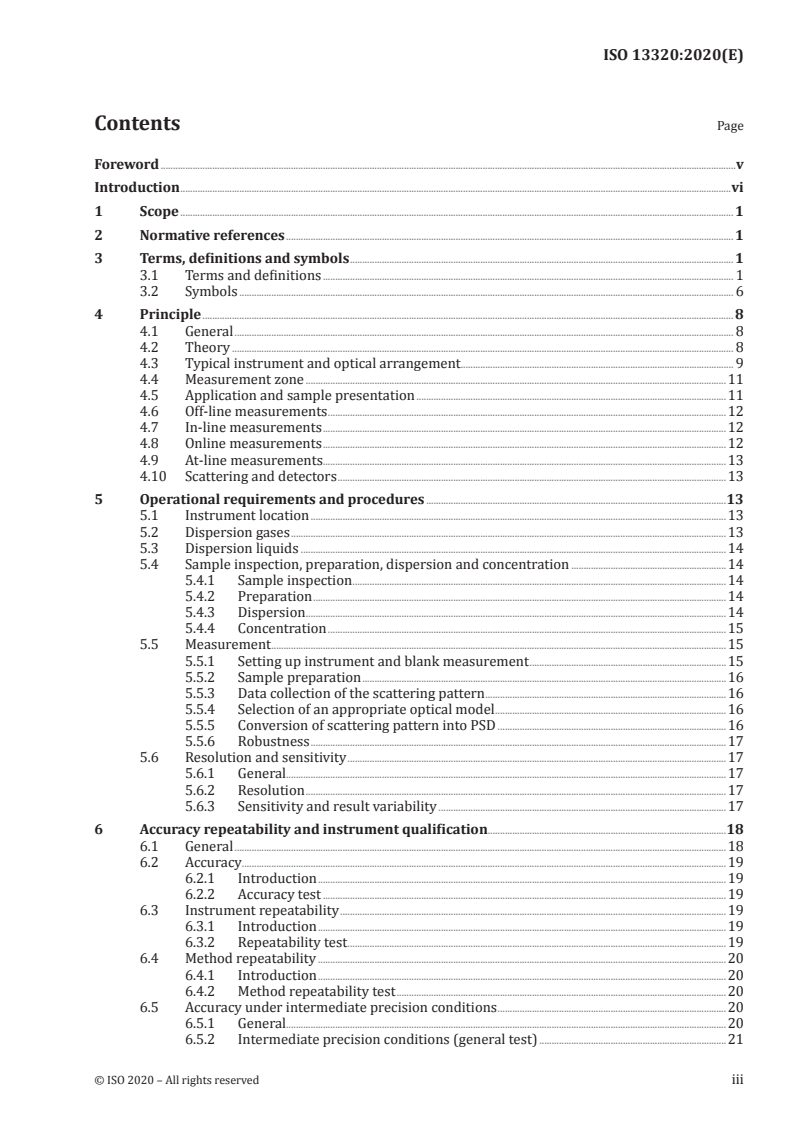 ISO 13320:2020 - Particle size analysis — Laser diffraction methods
Released:1/6/2020