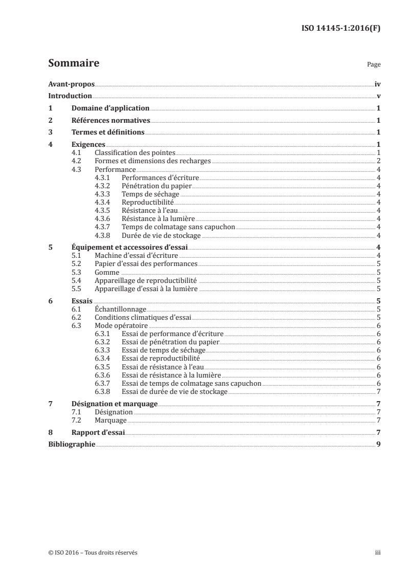 ISO 14145-1:2016 - Stylos rollers et recharges — Partie 1: Utilisation générale
Released:10/13/2016
