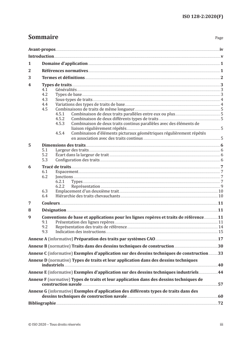 ISO 128-2:2020 - Documentation technique de produits (TPD) — Principes généraux de représentation — Partie 2: Conventions de base pour les traits
Released:7/8/2020