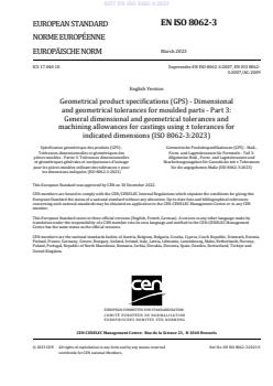 SIST EN ISO 8062-3:2023 - Page 3 preview