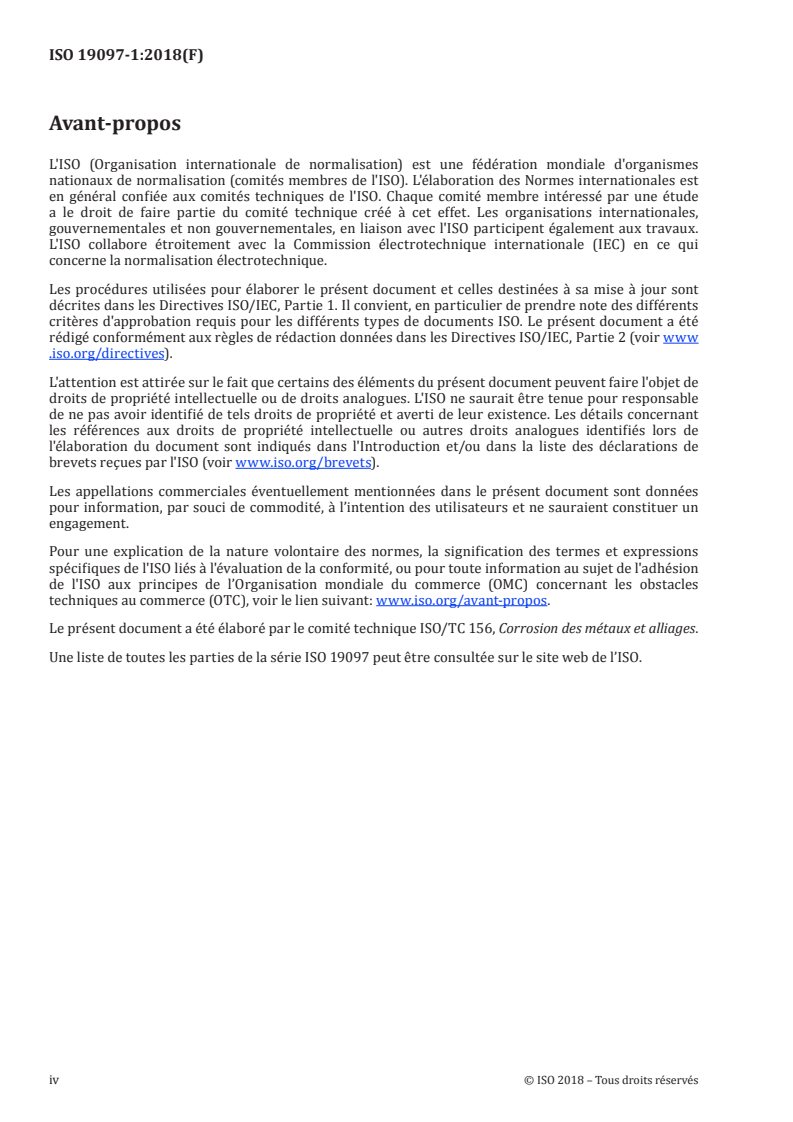 ISO 19097-1:2018 ISO 19097-1:2018 - Méthode d'essai accéléré de durabilité des anodes à oxydes métalliques mixtes pour la protection cathodique — Partie 1: Application dans le béton
Released:2/8/2018 - Page 4 preview