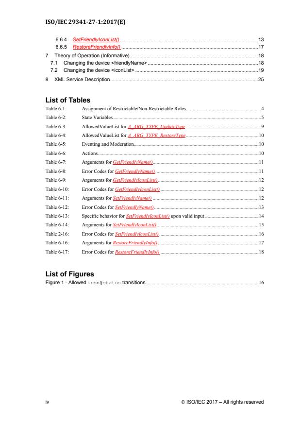 ISO/IEC 29341-27-1:2017 ISO/IEC 29341-27-1:2017 - Information technology -- UPnP Device Architecture - Page 4 preview