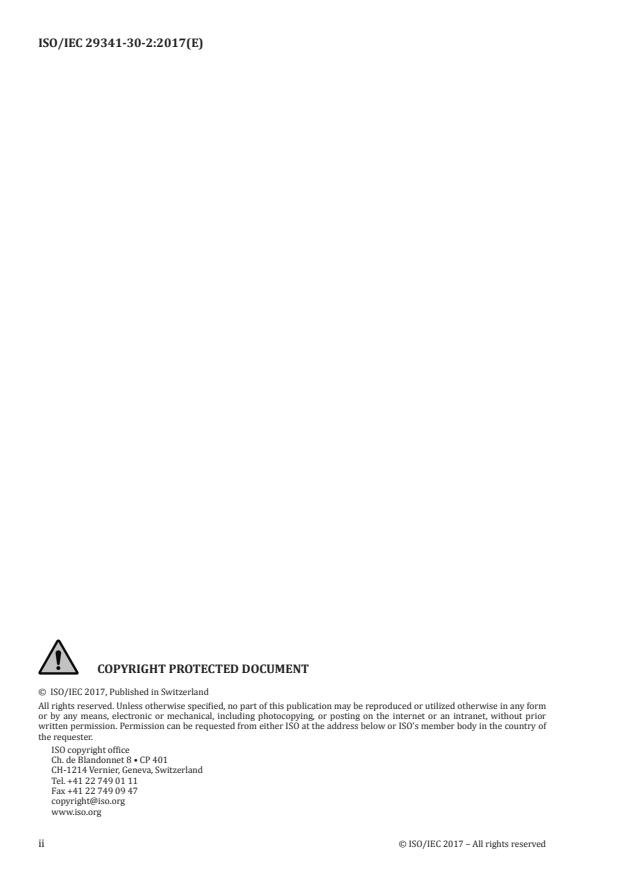 ISO/IEC 29341-30-2:2017 ISO/IEC 29341-30-2:2017 - Information technology -- UPnP Device Architecture - Page 2 preview