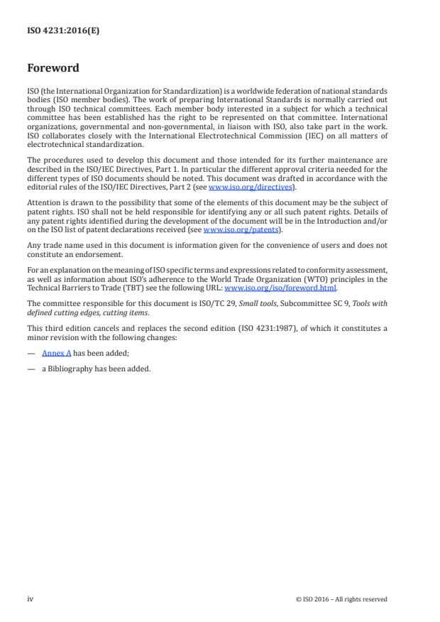 ISO 4231:2016 ISO 4231:2016 - Hand- and machine-operated circular screwing dies for parallel pipe threads -- G series - Page 4 preview