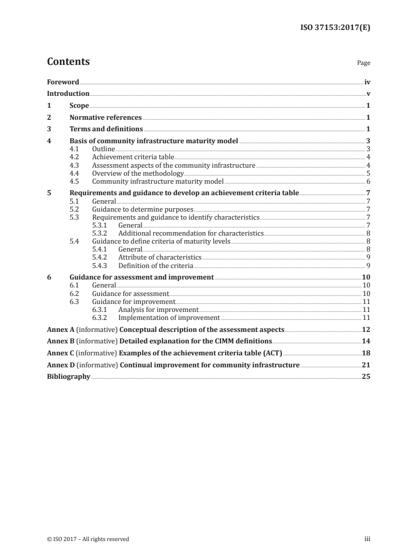 ISO 37153:2017 - Smart community infrastructures — Maturity model for assessment and improvement
Released:12/11/2017