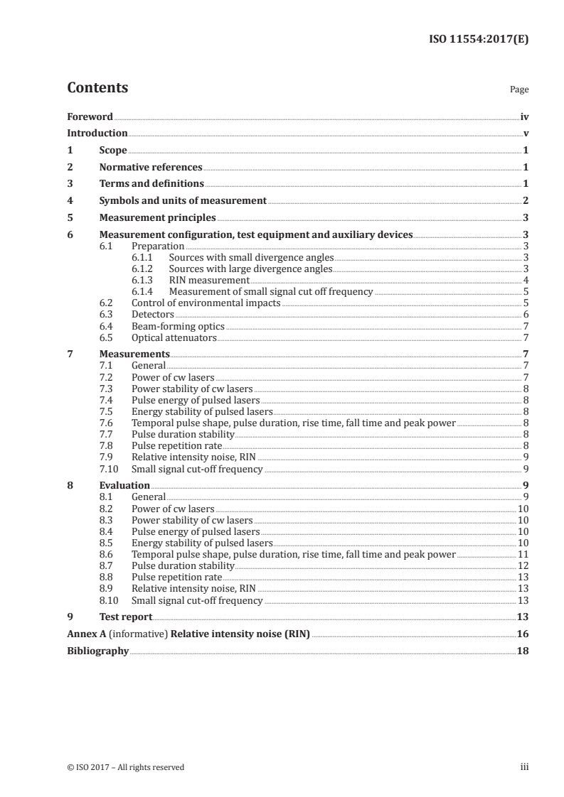 ISO 11554:2017 - Optics and photonics — Lasers and laser-related equipment — Test methods for laser beam power, energy and temporal characteristics
Released:8/7/2017