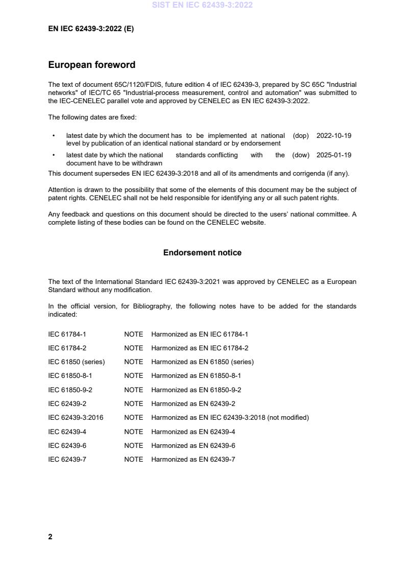 SIST EN IEC 62439-3:2022 SIST EN IEC 62439-3:2022 - BARVE. Del standarda IEC je tudi zip (IEC_62439-3.MIB.2021A1.fullFDIS) - Page 4 preview