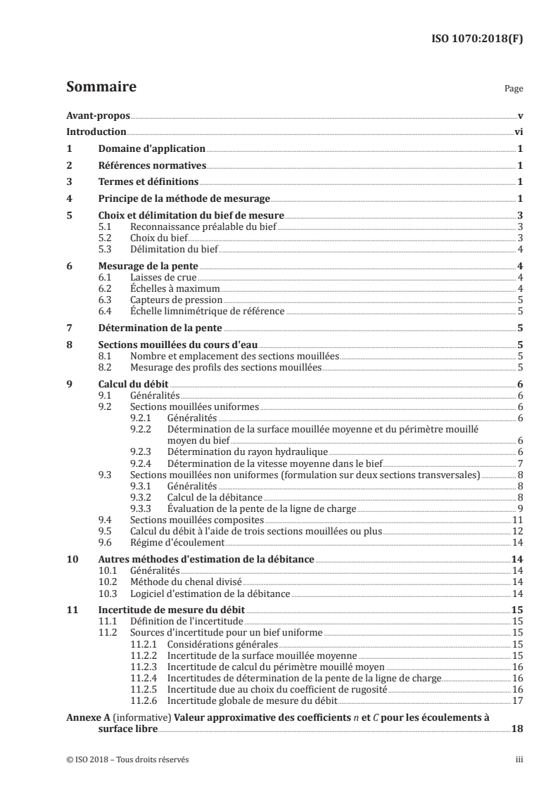 ISO 1070:2018 - Hydrometrie — Methode de la pente de la ligne d'eau
Released:11/5/2018