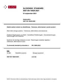 EN 15620:2021 - Page 1 preview