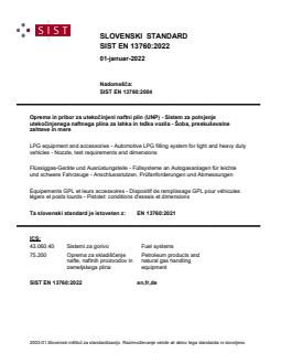 SIST EN 13760:2022 SIST EN 13760:2022 - Page 1 preview