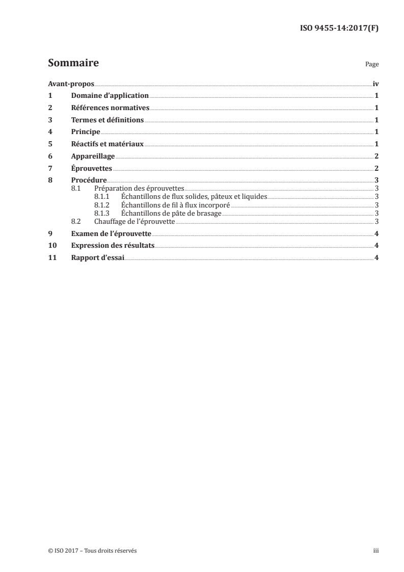 ISO 9455-14:2017 - Flux de brasage tendre — Méthodes d'essai — Partie 14: Détermination du pouvoir collant des résidus de flux
Released:8/17/2017