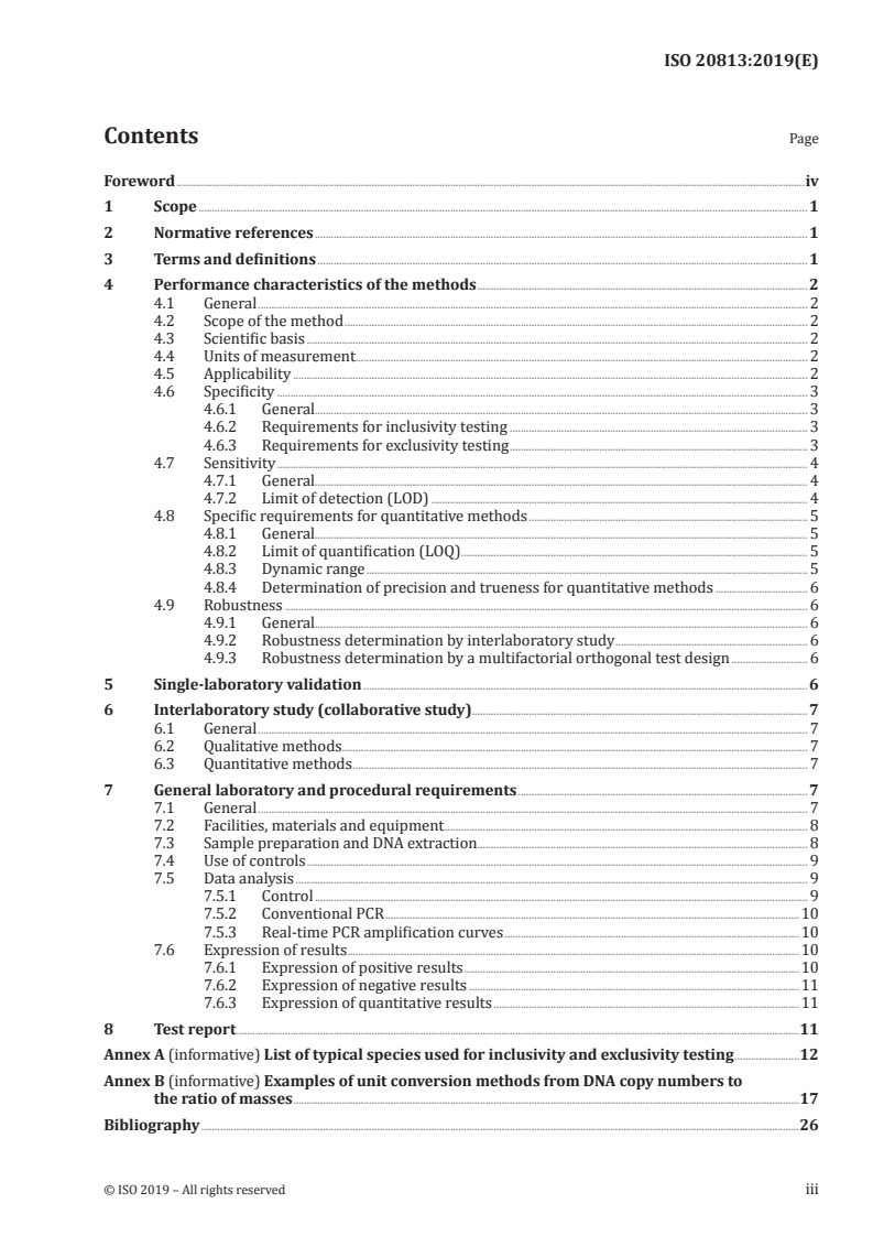 ISO 20813:2019 - Molecular biomarker analysis — Methods of analysis for the detection and identification of animal species in foods and food products (nucleic acid-based methods) — General requirements and definitions
Released:5/9/2019