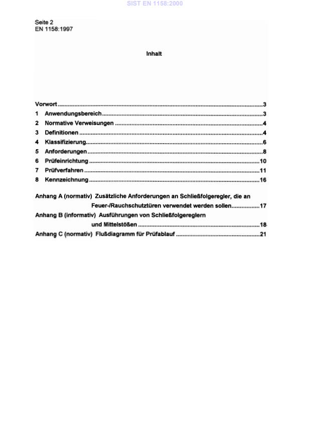 EN 1158:1997 EN 1158:2000 (DE) - Page 4 preview