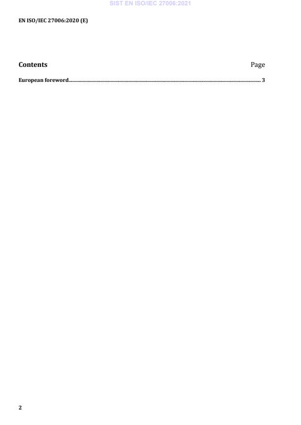 EN ISO/IEC 27006:2020 EN ISO/IEC 27006:2021 - Page 4 preview