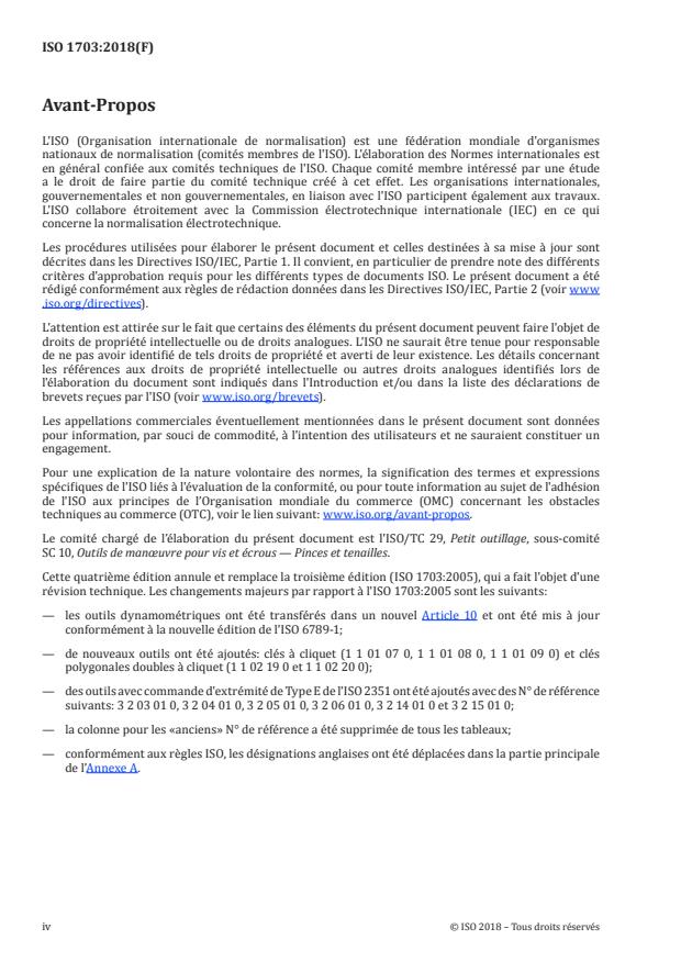 ISO 1703:2018 ISO 1703:2018 - Outils de manoeuvre pour vis et écrous -- Nomenclature - Page 4 preview