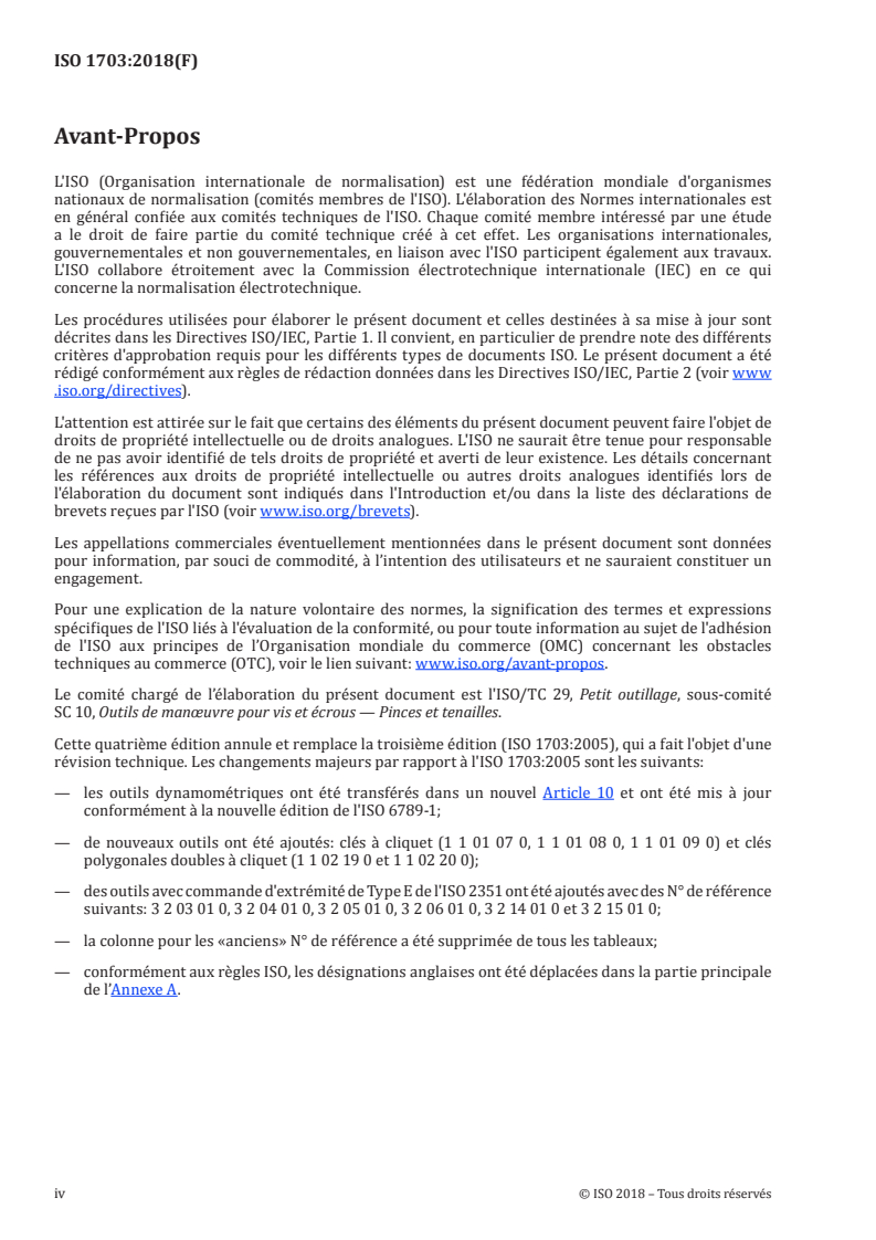 ISO 1703:2018 ISO 1703:2018 - Outils de manoeuvre pour vis et écrous — Nomenclature
Released:2/15/2018 - Page 4 preview