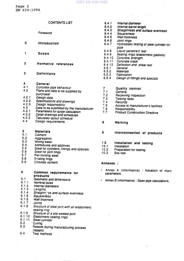 EN 639:1994 EN 639:1996 - Page 4 preview