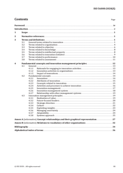 ISO 56000:2020 - Innovation management — Fundamentals and vocabulary
Released:2/18/2020 - Page 3 preview