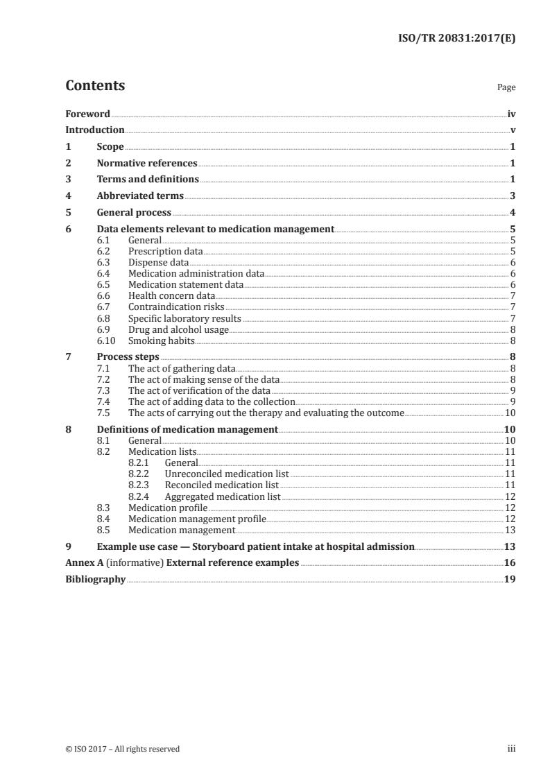ISO/TR 20831:2017 - Health informatics — Medication management concepts and definitions
Released:7/19/2017