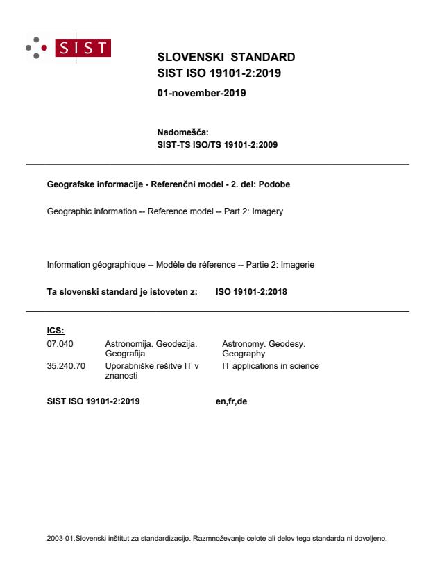 ISO 19101-2:2019 - BARVE