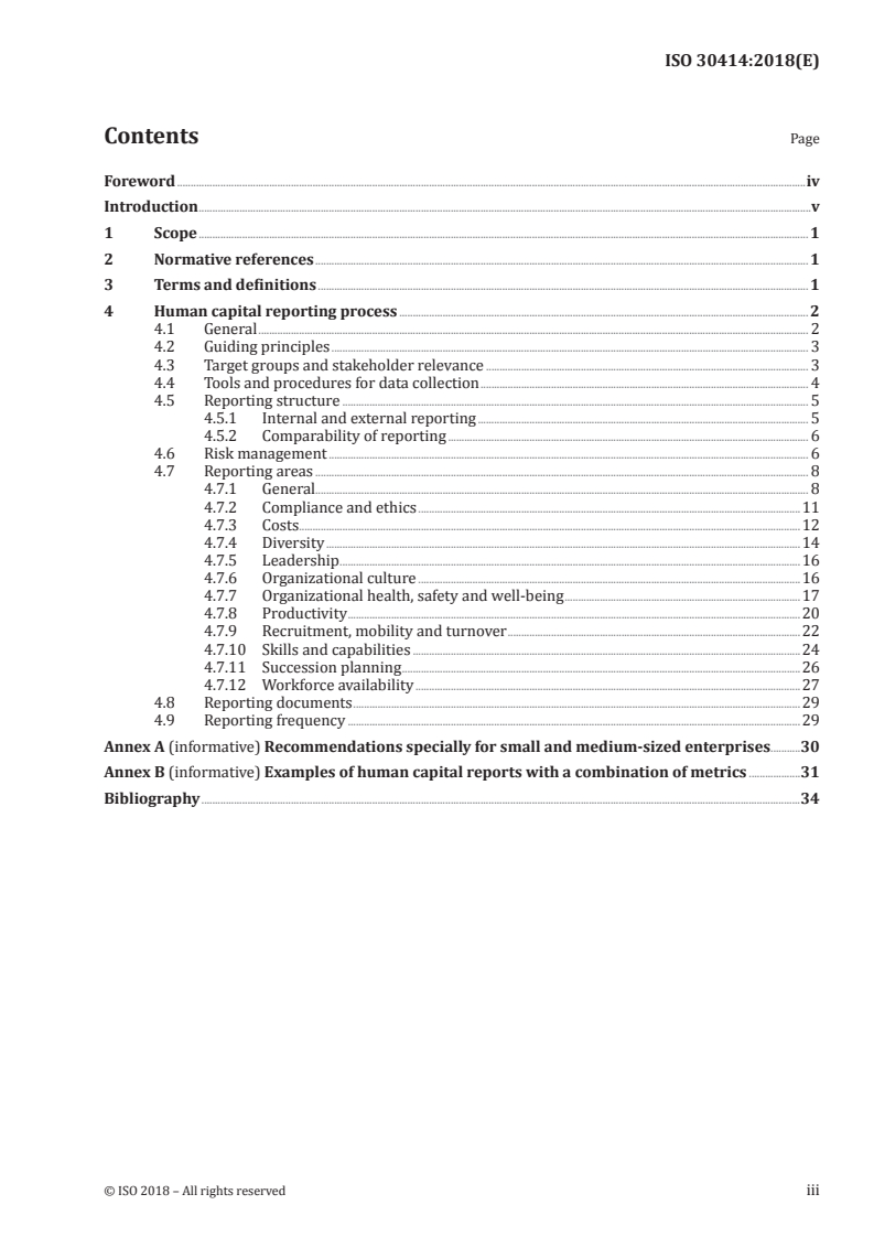 ISO 30414:2018 - Human resource management — Guidelines for internal and external human capital reporting
Released:12/19/2018