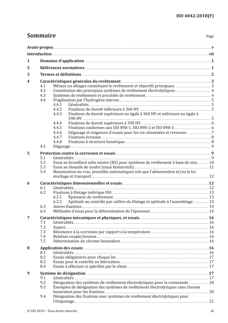 ISO 4042:2018 - Fixations — Systèmes de revêtements électrolytiques
Released:8/13/2018