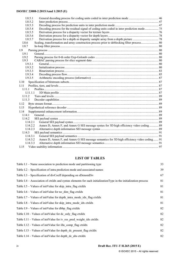 ISO/IEC 23008-2:2015/Amd 1:2015 ISO/IEC 23008-2:2015/Amd 1:2015 - 3D video extensions - Page 4 preview