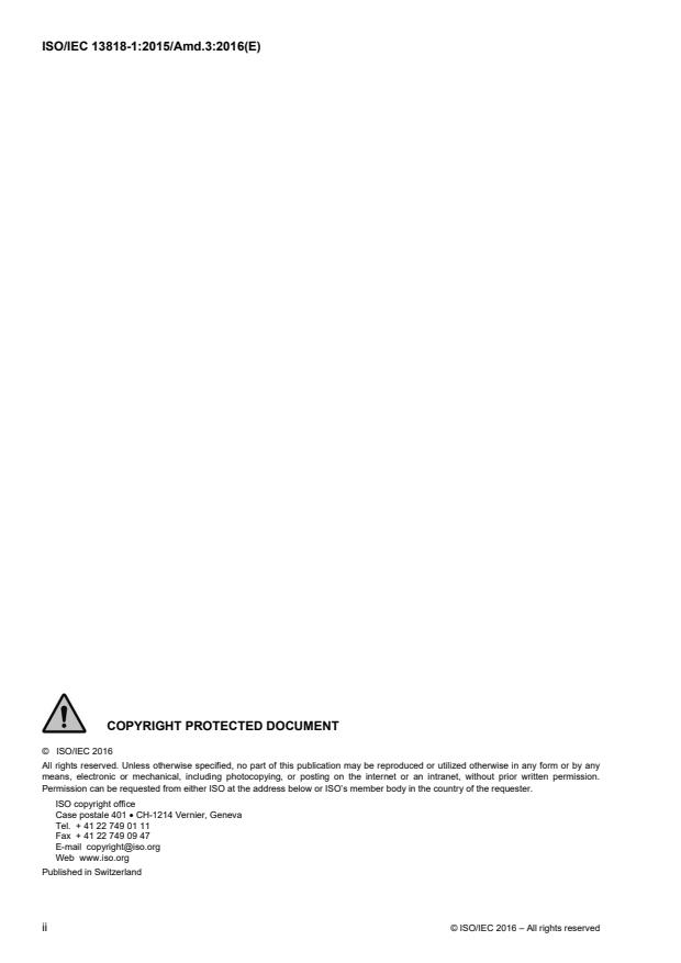 ISO/IEC 13818-1:2015/Amd 3:2016 ISO/IEC 13818-1:2015/Amd 3:2016 - Carriage of green metadata in MPEG2 systems - Page 2 preview