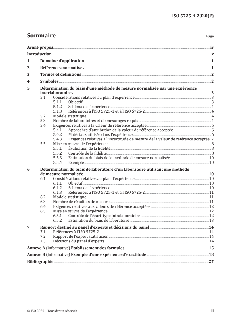 ISO 5725-4:2020 - Exactitude (justesse et fidélité) des résultats et méthodes de mesure — Partie 4: Méthodes de base pour la détermination de la justesse d'une méthode de mesure normalisée
Released:3/26/2020