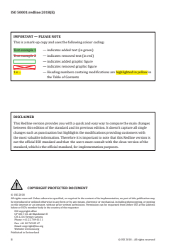 ISO 50001:2018 REDLINE ISO 50001:2018 - Energy management systems — Requirements with guidance for use
Released:8/20/2018 - Page 2 preview