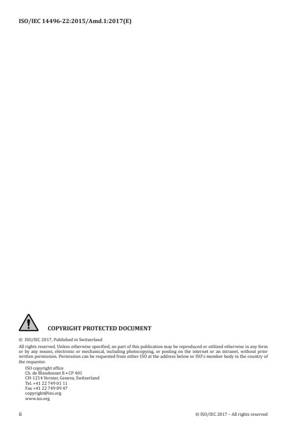 ISO/IEC 14496-22:2015/Amd 1:2017 ISO/IEC 14496-22:2015/Amd 1:2017 - Updates for font collections functionality - Page 2 preview