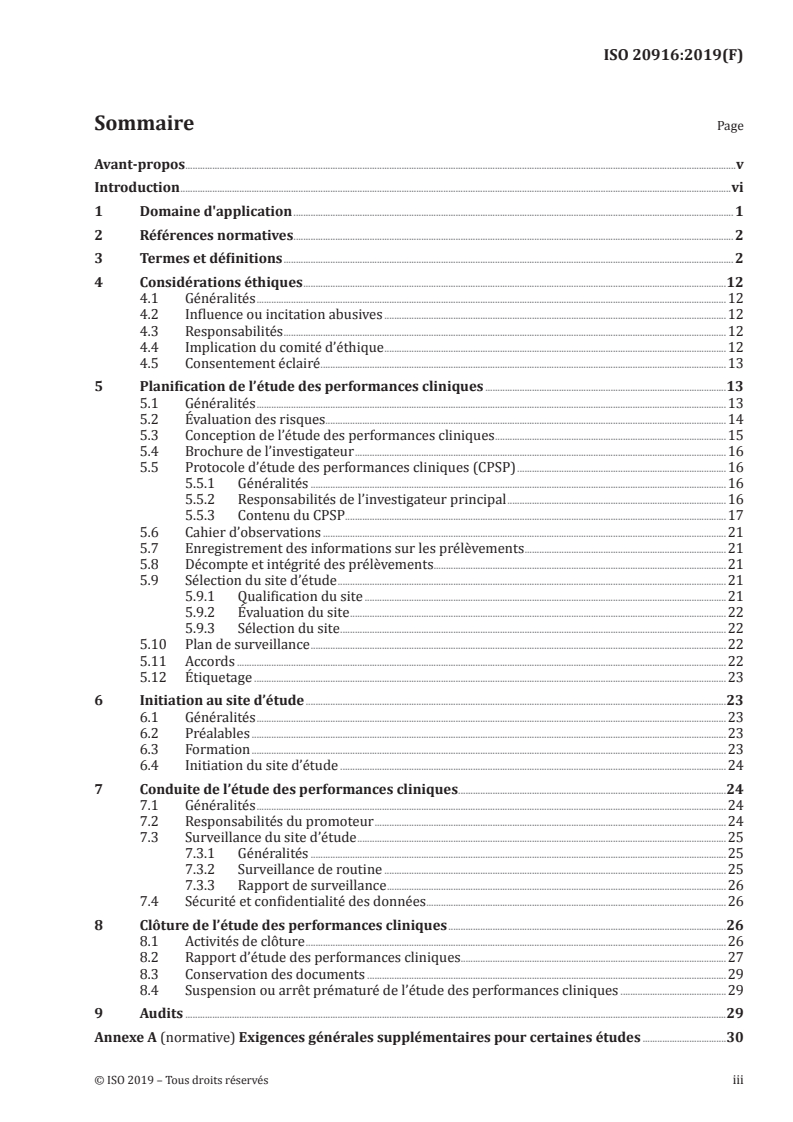 ISO 20916:2019 - Dispositifs médicaux de diagnostic in vitro — Études des performances cliniques utilisant des prélèvements de sujets humains — Bonnes pratiques d'étude
Released:6/4/2019