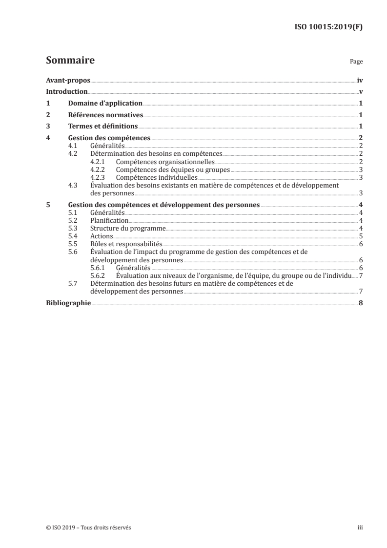 ISO 10015:2019 - Management de la qualité — Lignes directrices pour la gestion des compétences et le développement des personnes
Released:12/17/2019