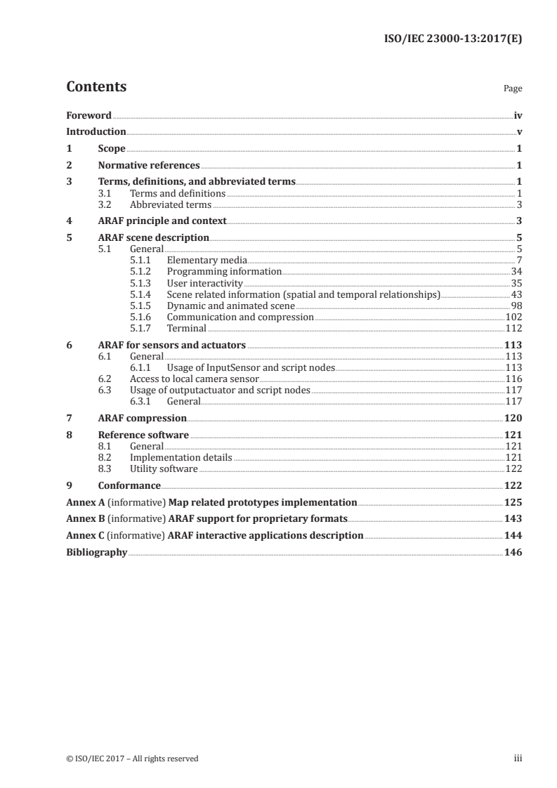 ISO/IEC 23000-13:2017 - Information technology - Multimedia application format (MPEG-A) — Part 13: Augmented reality application format
Released:11/28/2017