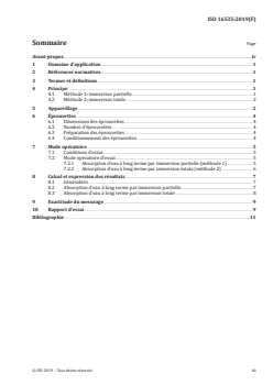 ISO 16535:2019 ISO 16535:2019 - Produits isolants thermiques destinés aux applications du bâtiment — Détermination de l'absorption d'eau à long terme par immersion
Released:6/21/2019 - Page 3 preview