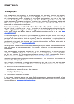 ISO 11277:2020 - Qualité du sol — Détermination de la répartition granulométrique de la matière minérale des sols — Méthode par tamisage et sédimentation
Released:4/27/2020 - Page 4 preview