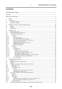 SIST EN 300 395-2 V1.3.3:2025 ETSI EN 300 395-2 V1.3.2 (2024-10) - TETRA and Critical Communications Evolution (TCCE); Speech codec for full-rate traffic channel; Part 2: TETRA codec - Page 3 preview