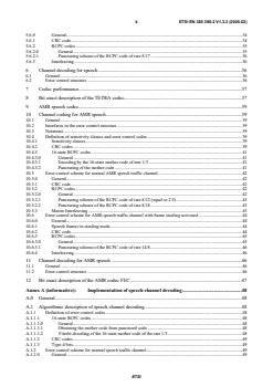 SIST EN 300 395-2 V1.3.3:2025 ETSI EN 300 395-2 V1.3.3 (2025-02) - TETRA and Critical Communications Evolution (TCCE); Speech codec for full-rate traffic channel; Part 2: TETRA codec - Page 4 preview