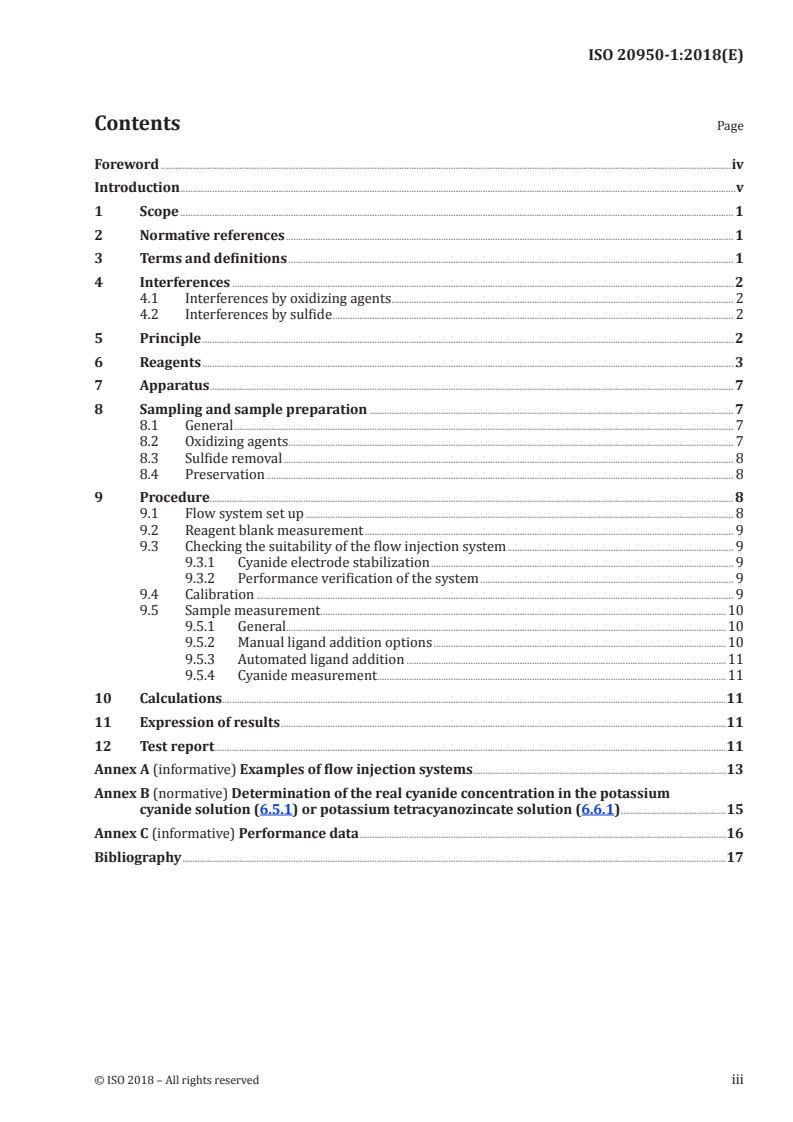 ISO 20950-1:2018 ISO 20950-1:2018 - Water quality — Determination of available weak and dissociable (WAD) cyanide — Part 1: Method using ligand exchange, flow injection analysis (FIA), gas-diffusion and amperometric detection
Released:5/17/2018