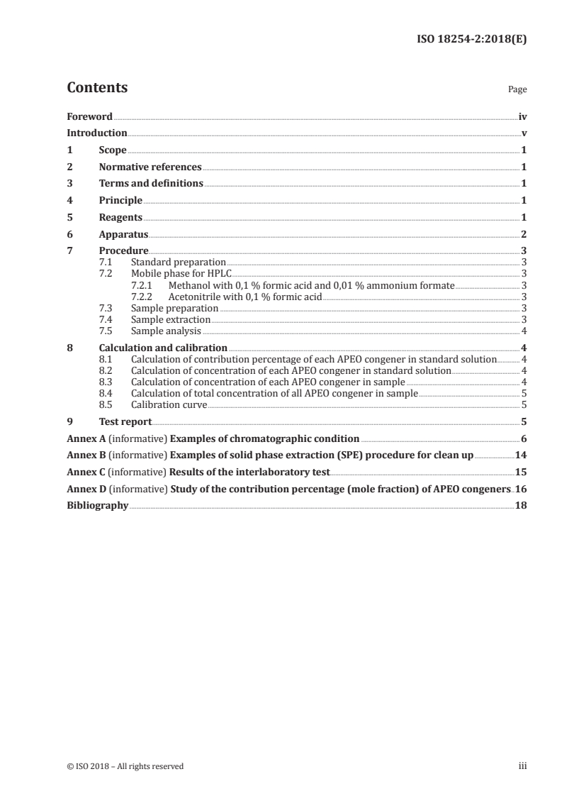 ISO 18254-2:2018 - Textiles — Method for the detection and determination of alkylphenol ethoxylates (APEO) — Part 2: Method using NPLC
Released:12/19/2018