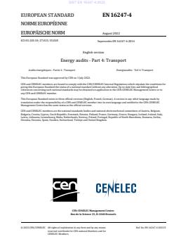 EN 16247-4:2022 - Page 3 preview