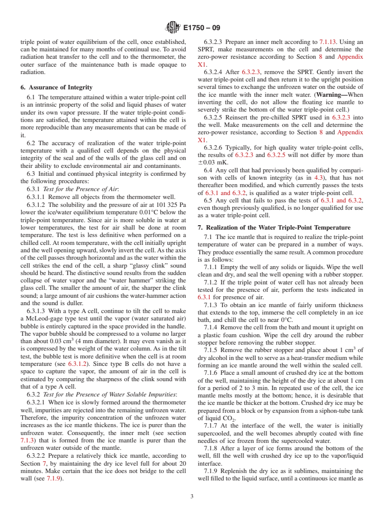 ASTM E1750-09 - Standard Guide for Use of Water Triple Point Cells