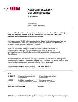 EN 3660-065:2022 - Page 1 preview