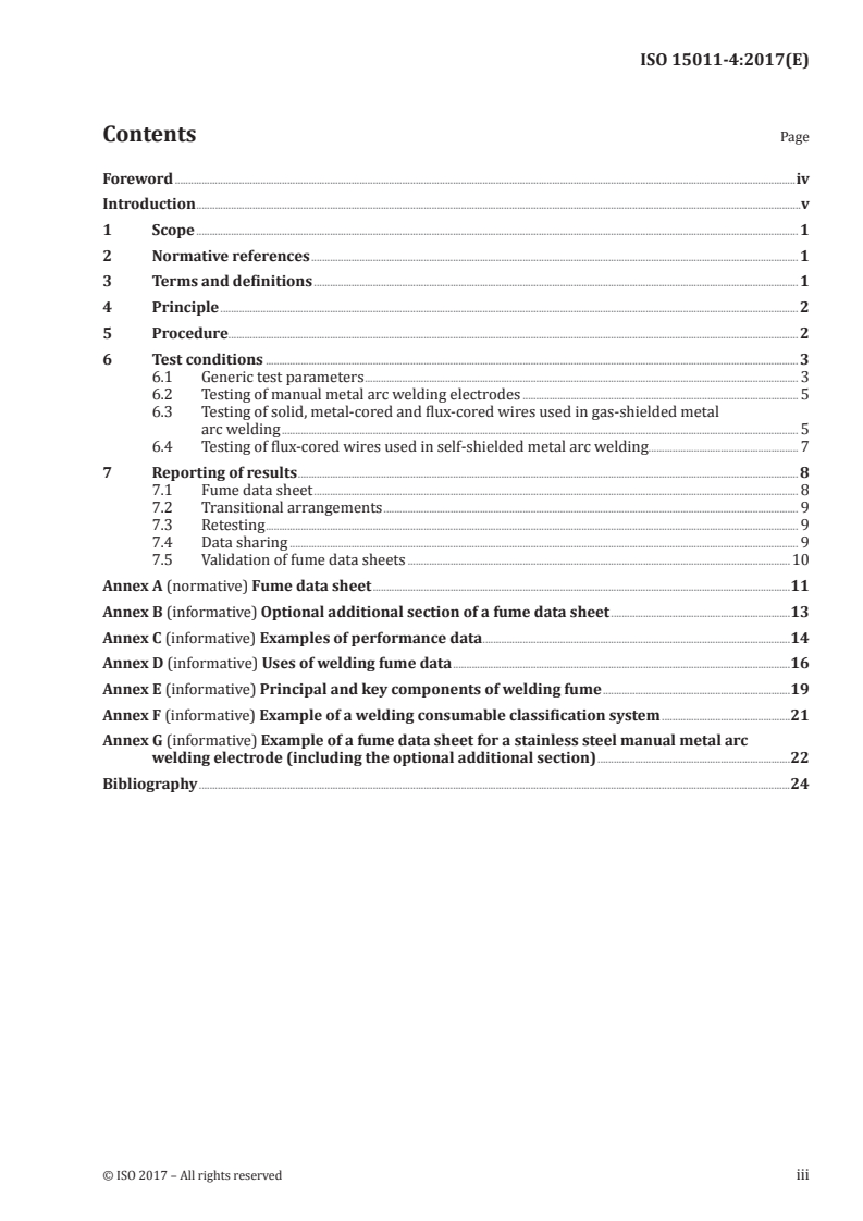 ISO 15011-4:2017 - Health and safety in welding and allied processes — Laboratory method for sampling fume and gases — Part 4: Fume data sheets
Released:12/8/2017