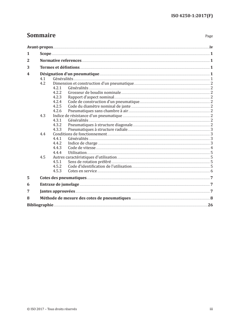 ISO 4250-1:2017 - Pneumatiques et jantes pour engins de terrassement — Partie 1: Désignation et cotes des pneumatiques
Released:11/6/2017