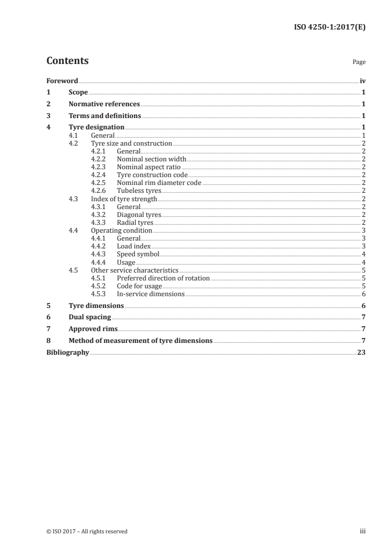 ISO 4250-1:2017 - Earth-mover tyres and rims — Part 1: Tyre designation and dimensions
Released:11/6/2017