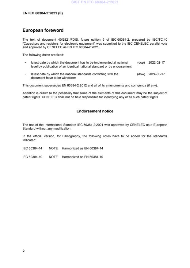 EN IEC 60384-2:2021 EN IEC 60384-2:2021 - Page 4 preview